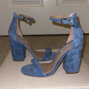 Steve Madden - Blue Suede Sandal -Never Worn